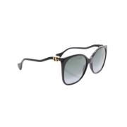 Pre-owned Plastic sunglasses Gucci Vintage , Black , Dames