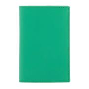 Compacte leren portemonnee Comme des Garçons , Green , Unisex