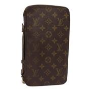 Pre-owned Canvas wallets Louis Vuitton Vintage , Brown , Dames