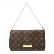 Pre-owned Fabric louis-vuitton-bags Louis Vuitton Vintage , Brown , Da...