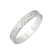 Pre-owned White Gold rings Gucci Vintage , Gray , Dames