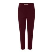 Elegante frambozenwijn broek RUE de Femme , Red , Dames