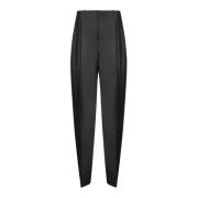 Zwarte Getailleerde Broek Jacquemus , Black , Dames