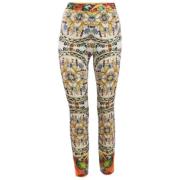 Pre-owned Silk bottoms Dolce & Gabbana Pre-owned , Multicolor , Dames