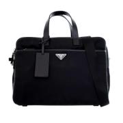 Pre-owned Nylon handbags Prada Vintage , Black , Dames