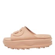 Pre-owned Rubber sandals Gucci Vintage , Beige , Dames