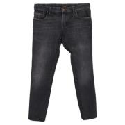 Pre-owned Cotton jeans Dolce & Gabbana Pre-owned , Black , Heren