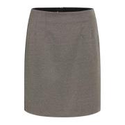 Elegante Korte Rok Bitter Chocolade RUE de Femme , Brown , Dames