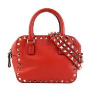 Pre-owned Leather handbags Valentino Vintage , Red , Dames