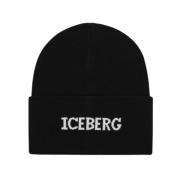 Gebreide muts Iceberg , Black , Heren