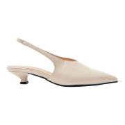 Eros Crème Leren Pumps Alohas , White , Dames