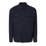 Blauwe Jas Aw24 Lardini , Blue , Heren