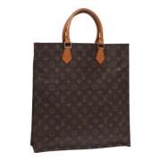 Pre-owned Canvas handbags Louis Vuitton Vintage , Brown , Dames