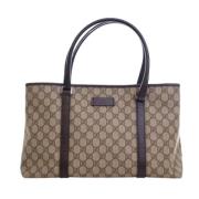 Pre-owned Canvas gucci-bags Gucci Vintage , Brown , Dames