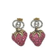 Pre-owned Metal earrings Gucci Vintage , Multicolor , Dames