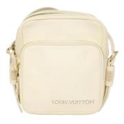 Pre-owned Leather louis-vuitton-bags Louis Vuitton Vintage , White , D...