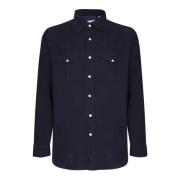 Blauwe T-shirts Polos Aw24 Lardini , Blue , Heren