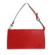 Pre-owned Leather louis-vuitton-bags Louis Vuitton Vintage , Red , Dam...