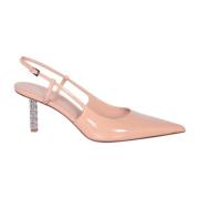 Beige Hoge Hak Slingback Pumps Givenchy , Pink , Dames