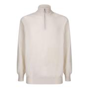 Luxe Beige Gebreide Kleding Aw24 Brunello Cucinelli , Beige , Heren