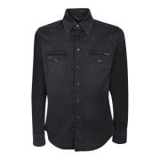 Zwarte T-shirts & Polos Aw24 Dolce & Gabbana , Black , Heren