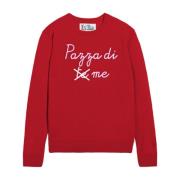 Rode Sweaters voor Mannen MC2 Saint Barth , Red , Dames