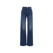 Flared Jeans Mother , Blue , Dames