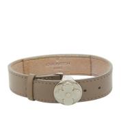 Pre-owned Leather belts Louis Vuitton Vintage , Gray , Dames