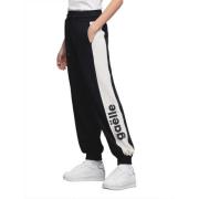 Contrast Inzet Broek Zwart Offwhite Gaëlle Paris , Black , Dames