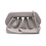 Grijze Kunstleren Clutch Tas THEMOIRè , Gray , Dames