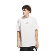 Klassieke Logo T-shirt Adidas , White , Heren