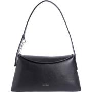 Elegante Schoudertas Soft Sculpt Calvin Klein , Black , Dames