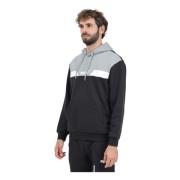 Colorblock Hoodie Zwart Heren Trui Puma , Black , Heren