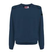 Stijlvolle Sweaters Collectie MC2 Saint Barth , Blue , Heren