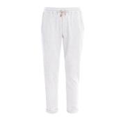 Katoenen Sweatpants Ss23 Eleventy , Gray , Heren