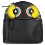 Pre-owned Leather fendi-bags Fendi Vintage , Black , Dames