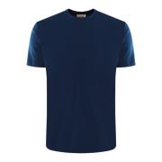 Interlock Supima T-shirt in wit Valenza , Blue , Heren