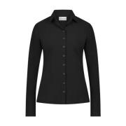 Kikkie Blouse Technisch Jersey Jane Lushka , Black , Dames