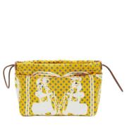 Pre-owned Leather clutches Hermès Vintage , Yellow , Dames