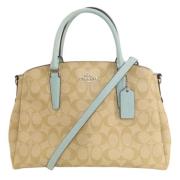 Pre-owned Canvas handbags Coach Pre-owned , Beige , Dames