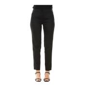 Zwarte Broek van Polyestermix Marella , Black , Dames