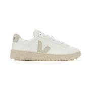 Witte Sneakers met Natuurlijke Accenten Veja , White , Dames