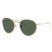 Ronde Reverse Zonnebril Groene Lenzen Ray-Ban , Yellow , Unisex