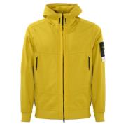 Mosterd Lichtgewicht Hooded Ritsjas Stone Island , Yellow , Heren