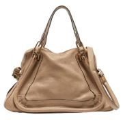 Pre-owned Leather shoulder-bags Chloé Pre-owned , Beige , Dames