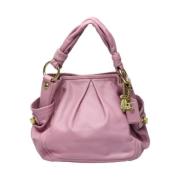 Pre-owned Leather handbags Coach Pre-owned , Pink , Dames