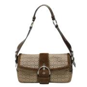 Pre-owned Leather handbags Coach Pre-owned , Brown , Dames