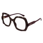 Vierkante optische bril in violet Chloé , Purple , Unisex