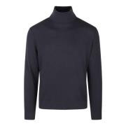 Wollen Coltrui Fw24 Regular Fit Herno , Blue , Heren