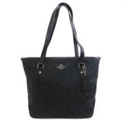 Pre-owned Canvas shoulder-bags Coach Pre-owned , Black , Dames